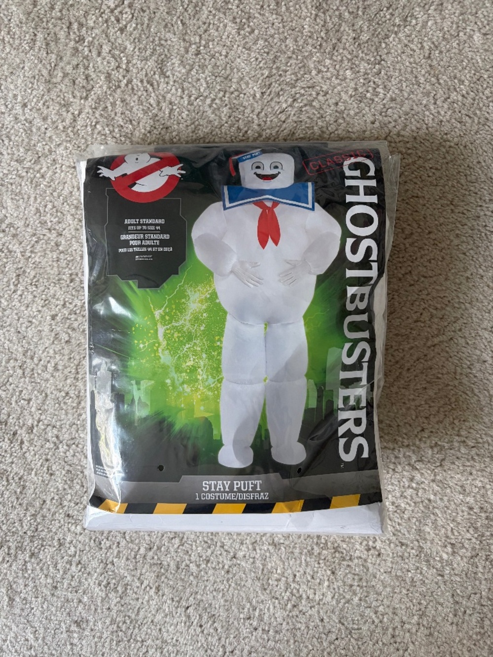 Ghost Buster Stay Puff Marshmallow Man Costume